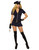 Sexy Cop Police Officer Girl Law Woman Fancy Dress Up Halloween Adult Costume