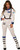 Astronaut Woman Space Explorer White NASA Fancy Dress Up Halloween Adult Costume