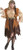 Gold Coast Pirate Queen Caribbean Fancy Dress Halloween Plus Size Adult Costume