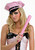 Pink Police Club Baton Toy Cop Woman Fancy Dress Up Halloween Costume Accessory