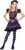 Dark Dollie Gothic Rag Doll Black Purple Dress Up Halloween Junior Teen Costume