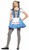 Miss Alice Wonderland Storybook Fancy Dress Up Halloween Junior Teen Costume