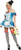 Fantasy Alice Wonderland Storybook Fancy Dress Up Halloween Sexy Adult Costume