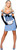 Miss Wonderland Alice Classic Blue Fancy Dress Up Halloween Sexy Adult Costume