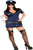 Officer Frisky Police Cop Woman Girl Fancy Dress Up Halloween Sexy Adult Costume