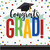 Colorful Grad Graduation Polka Dot Theme Party Paper Luncheon Napkins