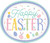 Pretty Pastels Bunny Eggs Easter Holiday Party 12" x 10" Paper Banquet Plates