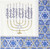 Hanukkah Festival of Lights Jewish Holiday Party Paper Dinner Napkins