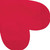 Cross My Heart Red Holiday Valentine's Day Party Die-Cut Paper Luncheon Napkins