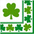 Lucky Shamrocks Clover Irish Green St. Patrick's Day Party Luncheon Napkins