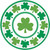 Lucky Shamrocks Clover Irish Green St. Patrick's Day Party 7" Dessert Plates