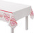 Cross My Heart Red Holiday Valentine's Day Party Decoration Plastic Tablecover