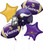 Minnesota Vikings NFL Pro Football Sports Party Decoration Mylar Balloon Bouquet