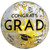 Congrats Grad Graduation Theme Party Favor Inflatable Beach Ball w/Confetti