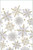 Shining Snow Flake Winter Christmas Holiday Party Decoration Paper Tablecover