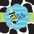 Baby Cow Print Boy Baby Shower Party Luncheon Napkins