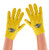 Yellow Gloves Power Rangers Beast Morphers Halloween Child Costume Accessory