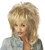 Rockin' Soul Wig Blonde 80's Tina Fancy Dress Halloween Adult Costume Accessory
