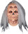 Evil Witch Eyes Latex Mask w/Hair Fancy Dress Halloween Adult Costume Accessory