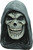 Grim Reaper Latex Mask Skull Fancy Dress Up Halloween Adult Costume Accessory