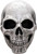 White Skull Latex Mask Skeleton Fancy Dress Up Halloween Adult Costume Accessory