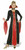 Red Sorceress Countess Vampire Fancy Dress Up Halloween Deluxe Adult Costume