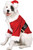 Santa Claus Velour Coat Red Fancy Dress Up Christmas Holiday Pet Dog Cat Costume