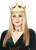 Golden Queen Crown Medieval Fancy Dress Up Halloween Adult Costume Accessory