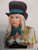 Velvet Top Hat Bow Victorian Vampire Fancy Dress Up Halloween Costume Accessory