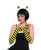 Bee-Wear Fingerless Gloves Bumble Bee Fancy Dress Halloween Costume Accessory