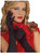 Ruched Long Gloves Fancy Dress Up Halloween Adult Costume Accessory 3 COLORS