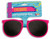 Wayfair Glasses 80's Neon Retro Sunglasses Halloween Costume Accessory 3 COLORS