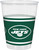New York Jets NFL Pro Football Sports Party 25 ct. 16 oz. Plastic Cups