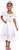Precious Gem Princess Jeweled White Gown Fancy Dress Up Halloween Child Costume