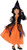 Pretty Witch Wicked Black Orange Cute Fancy Dress Up Halloween Child Costume