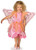 Pink Pixie Fairy Princess Fantasy Fancy Dress Up Halloween Toddler Child Costume
