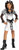 Punky Pirate Wench Caribbean Girl White Fancy Dress Up Halloween Child Costume