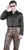 Black Satin Shirt Pimp Disco Fancy Dress Up Halloween Adult Costume Accessory