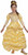 Beautiful Princess Beauty Belle Yellow Gown Fancy Dress Halloween Child Costume