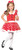 Lil' Lollipop Girl Red Polka Dot Cute Fancy Dress Up Halloween Child Costume