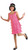 Little Miss Flapper Pink Roaring 20's Girl Fancy Dress Halloween Child Costume