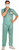 E.R. Surgeon Male Doctor Nurse Scrubs Green Fancy Dress Halloween Adult Costume