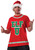 Elf U T-Shirt ClausPlay Christmas Holiday Fancy Dress Up Halloween Adult Costume