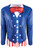 Instantly Patriotic Printed Shirt Uncle Sam USA Fancy Dress Halloween Costume