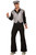 Silver Fox 70's Disco Fever Dancer RetroFancy Dress Up Halloween Adult Costume
