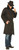 The Flasher Male Brown Trench Coat Funny Fancy Dress Up Halloween Adult Costume