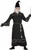 Wizard Robe Black Sorcerer Medieval Gothic Fancy Dress Halloween Adult Costume