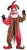 Mega Jester Evil Clown Killer Scary Fancy Dress Halloween Deluxe Adult Costume