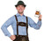 Lederhosen Shirt Gingham Oktoberfest Fancy Dress Halloween Costume Accessory