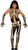 Pretty Bones Skeleton Girl Skull Black Fancy Dress Up Halloween Child Costume
